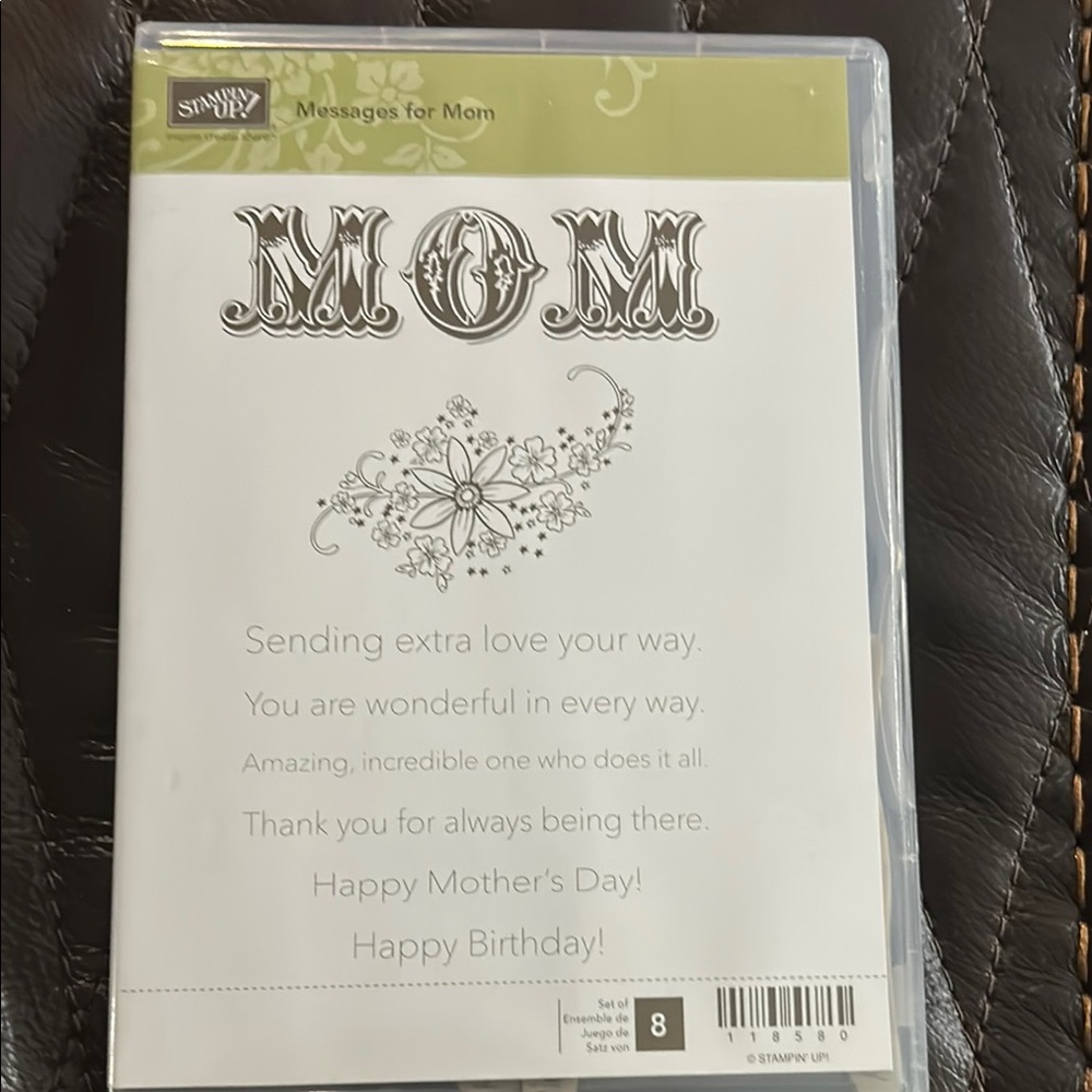 Stampin' Up! Messages for Mom stamp set - RETIRED